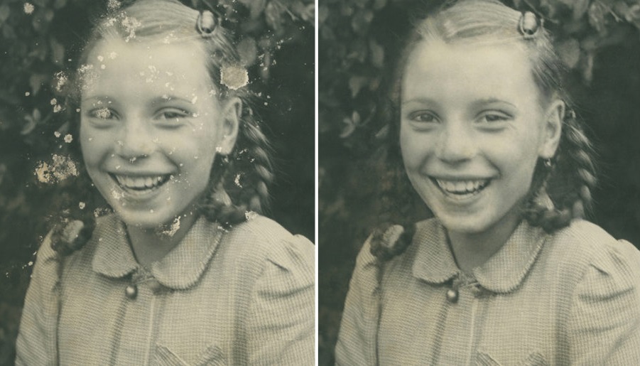 before-and-after photo restoration